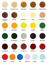 Farbauswahl für Stufe und Schutzstangen - Individuelle Farbe